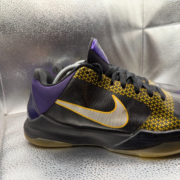Size 9.5 Nike Zoom Kobe 5 Carpe Diem Black Varsity Purple Mens Shoes‎ 395780-001 main image 6